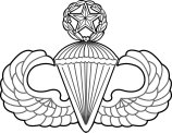 Master Parachutist badge